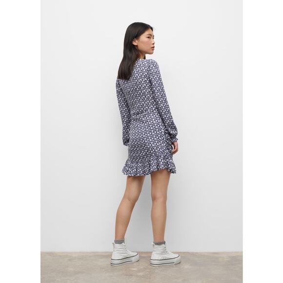 Mango Floral Print Flowy Dress Size XS - Picture 16 of 16